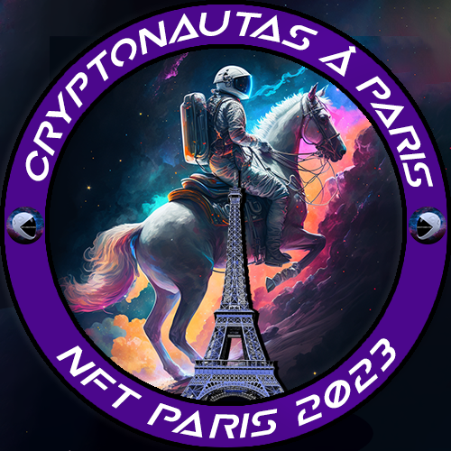CRYPTONAUTAS À PARIS 🍷🌃🎷  POAP image