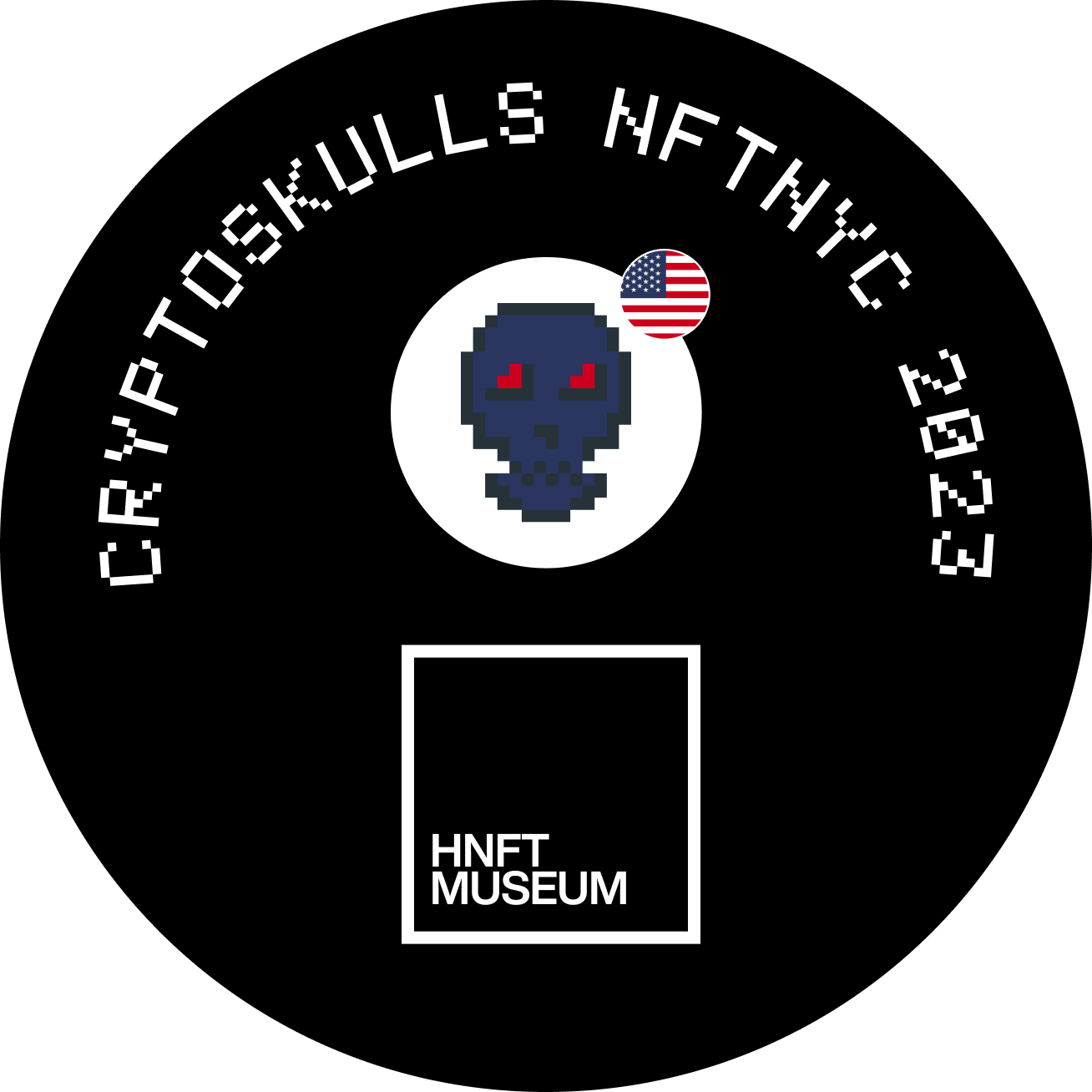 Cryptoskulls NFT NYC Side Event x Degen Arcade x HNFT Museum POAP image