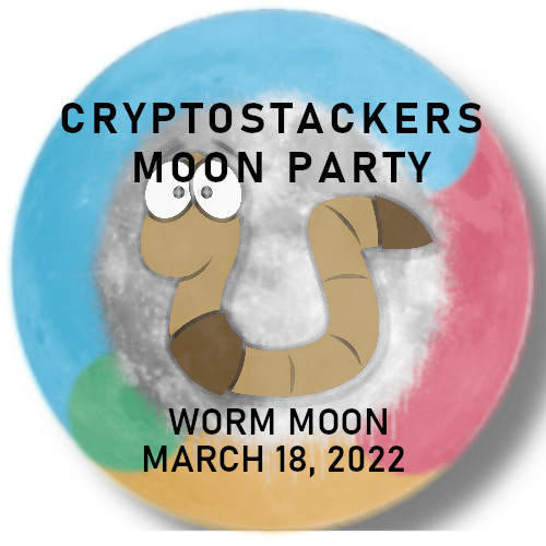 CryptoStackers Moon Party - March 2022 POAP image