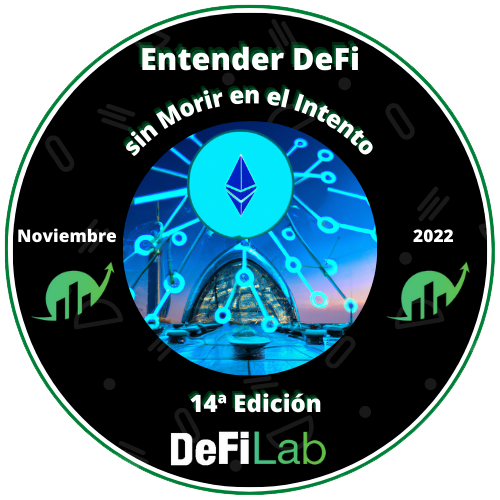 Curso Entender DeFi sin Morir en el Intento 14ª Edición de DeFiLab POAP image