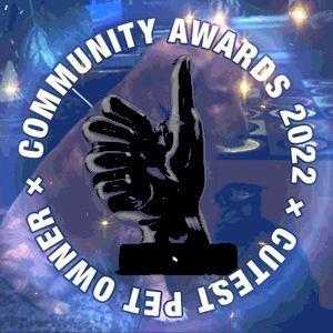 Cutest Pet Owner × UD Community Awards 2022 POAP image