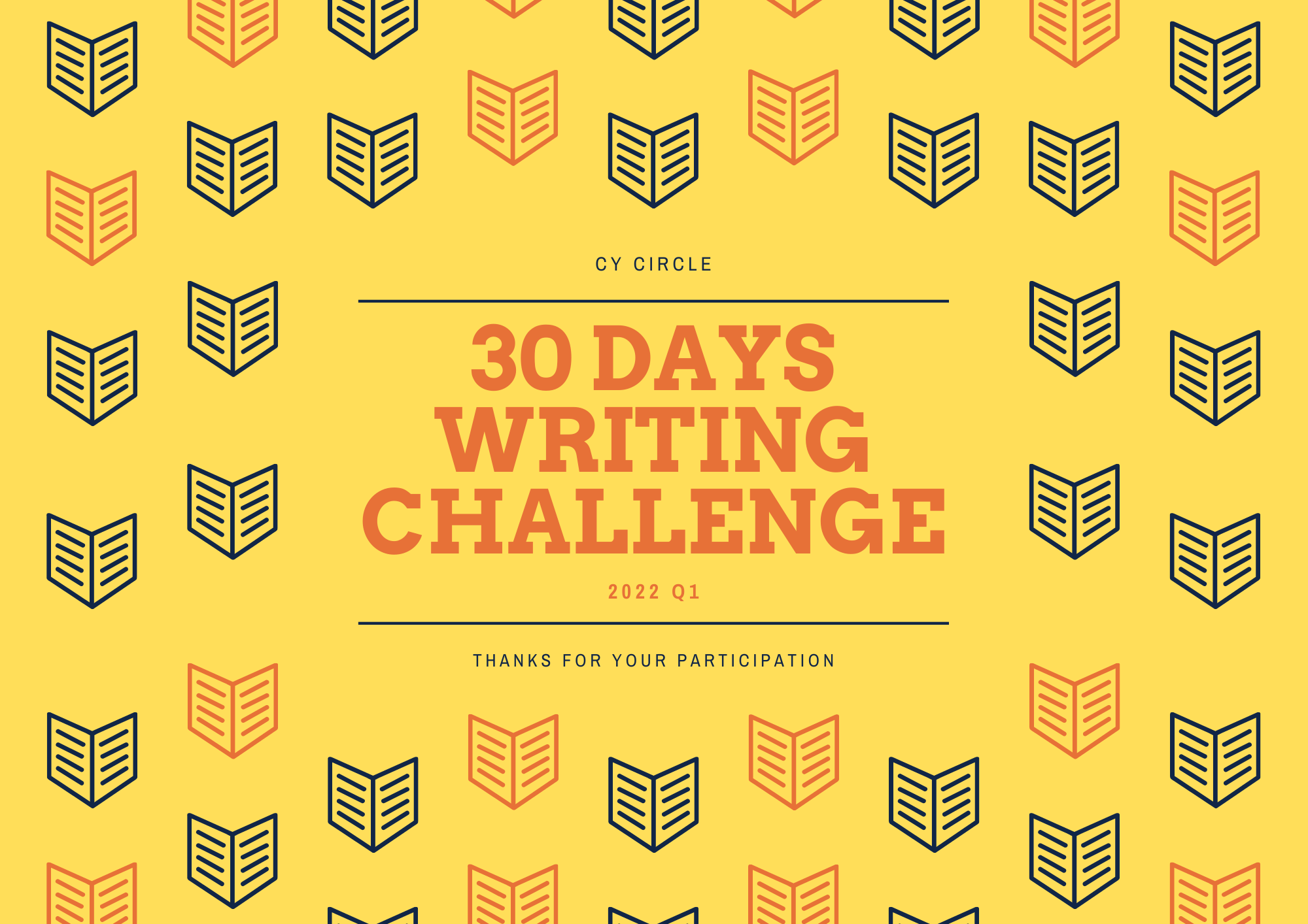 CY CIRCLE // 30 DAYS WRITING CHALLENGE  POAP image