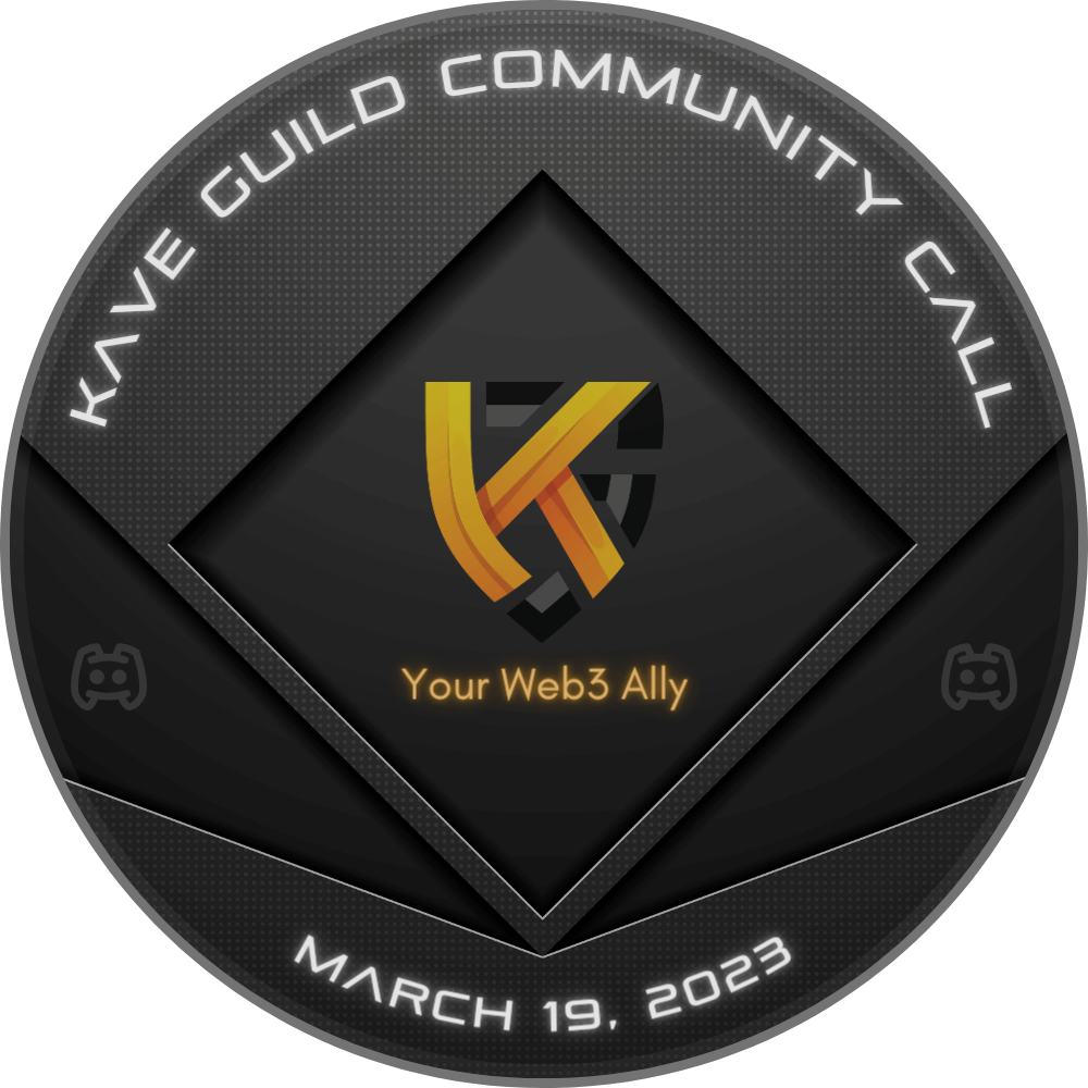 Kave Guild Community Call - 3/19/2023 POAP image