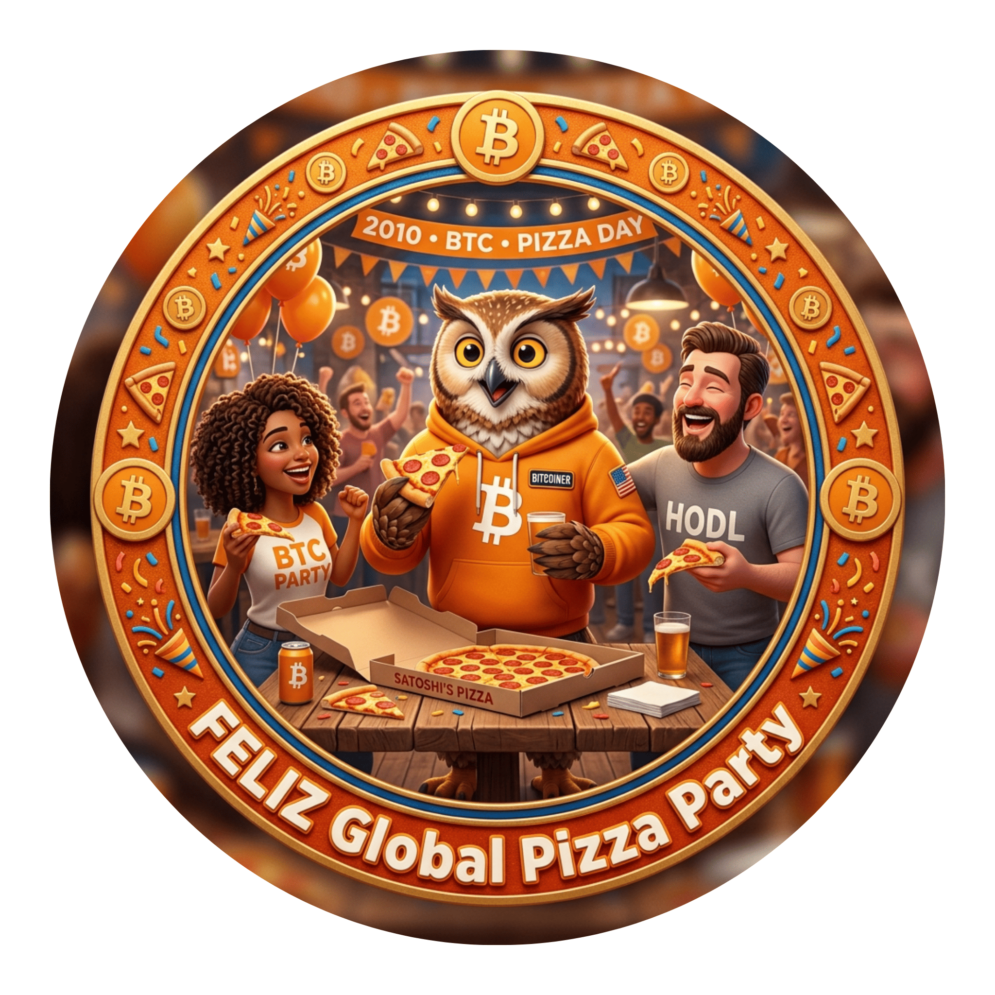 🍕Feliz Pizza Party 🦉