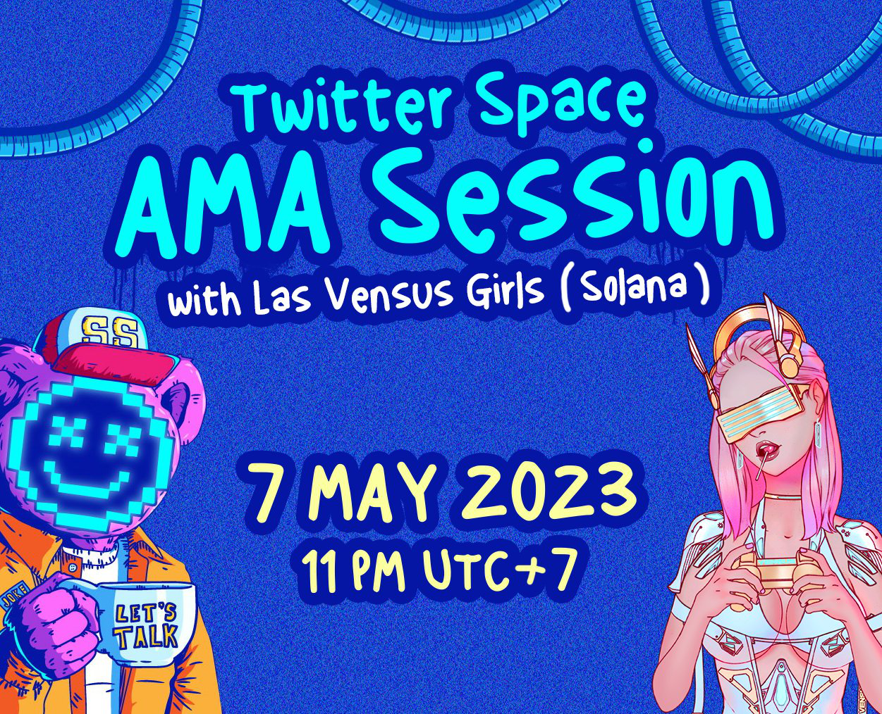 Shy Syndicate X Las Vensus Girls Twitter Space AMA POAP image