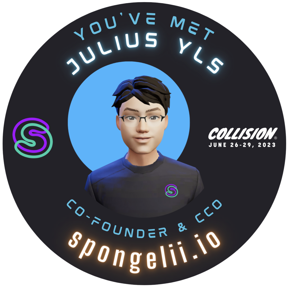You have met Julius Yls at Collision Toronto 2023 POAP image