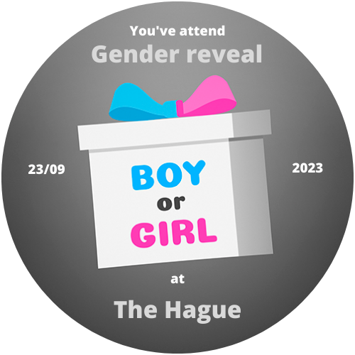 Boy or Girl gender reveal party POAP image
