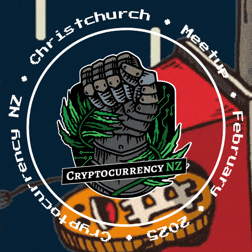 Cryptocurrency NZ Christchurch Meetup February 26th 2025 POAP image