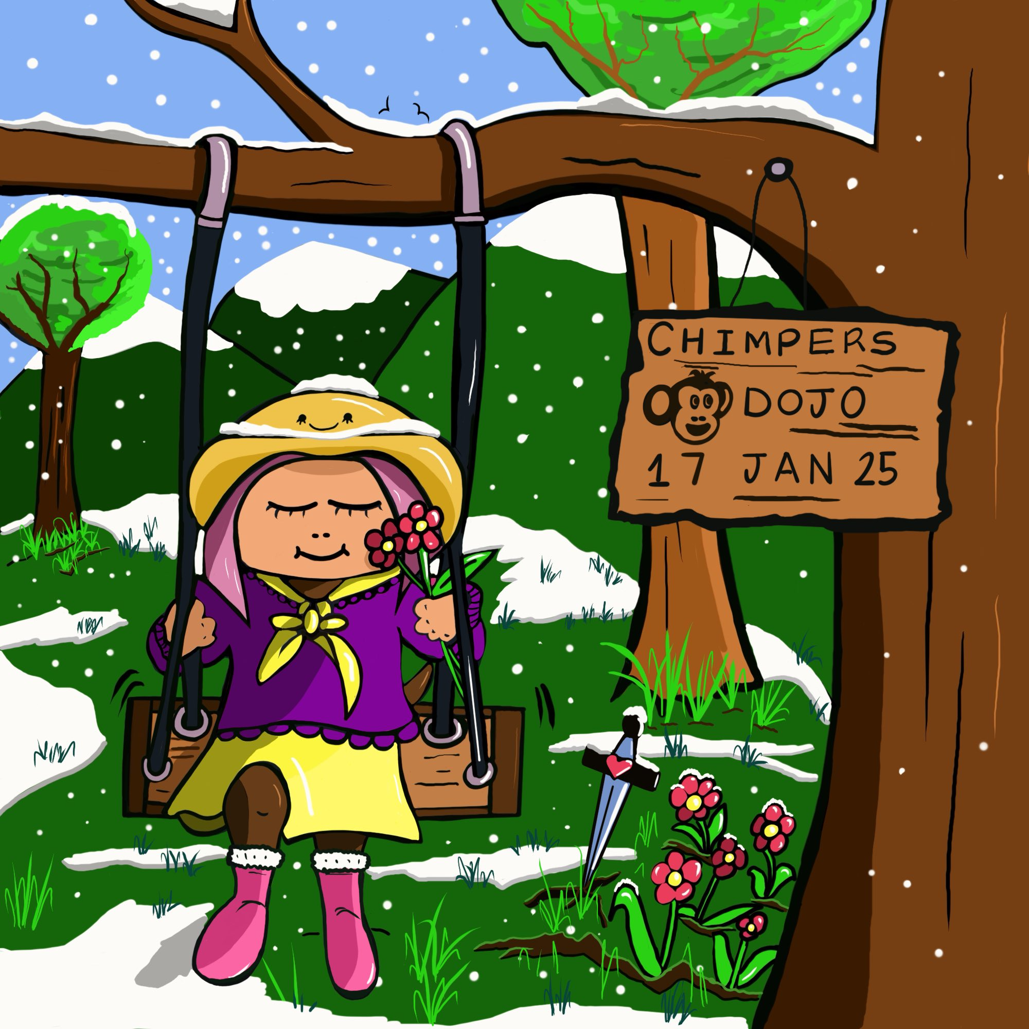 Chimpers Dojo ChimpFriday 17 January 2025 POAP image