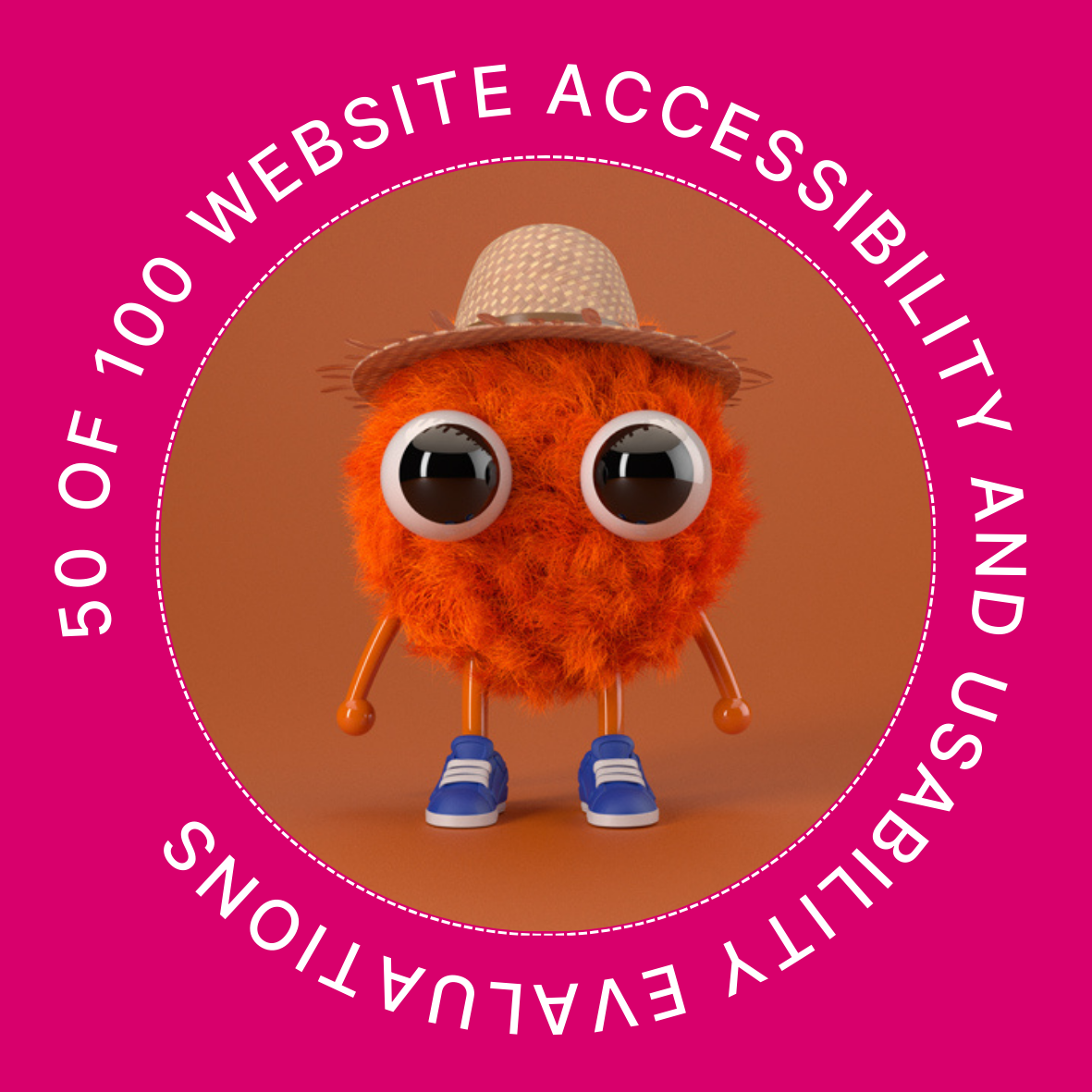 50 of 100 Website Accessibility and Usability Evaluations POAP image