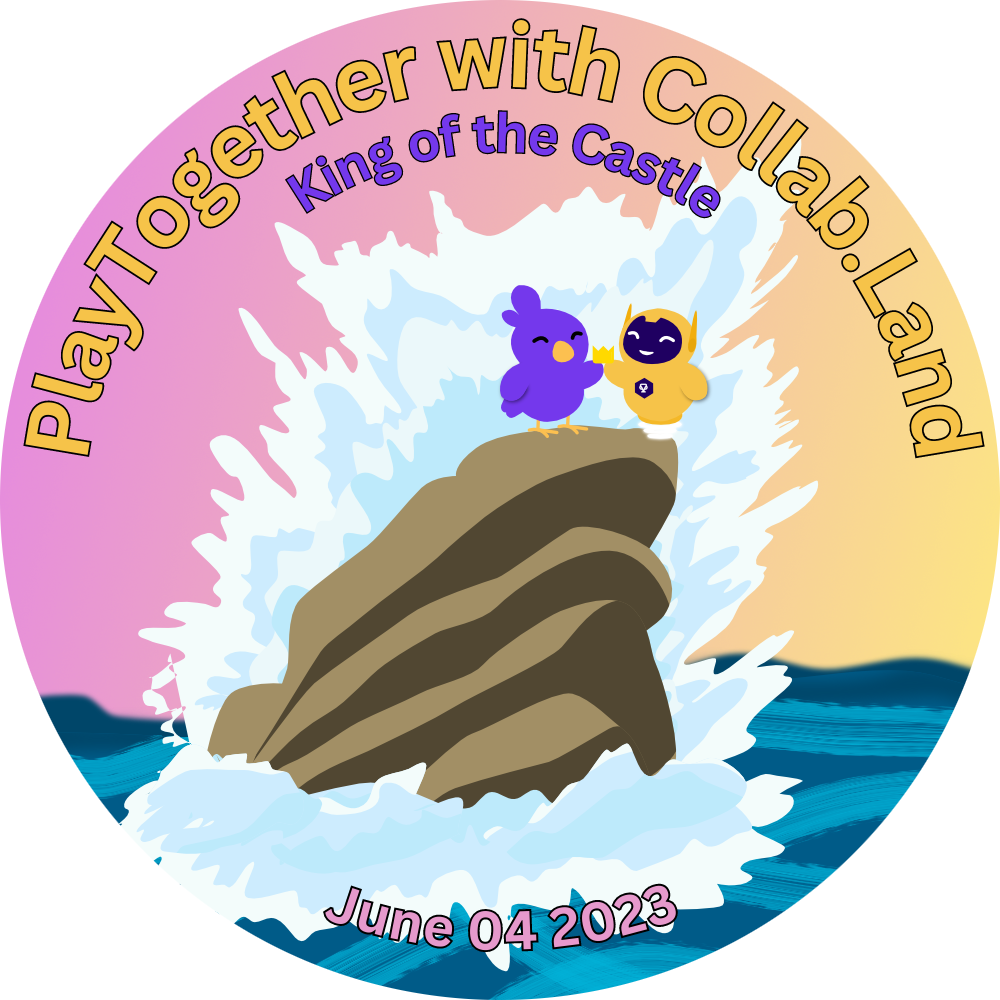 PlayTogether - Collab.Land and PoolTogether - 👑 King of the Castle June 04 2023 POAP image