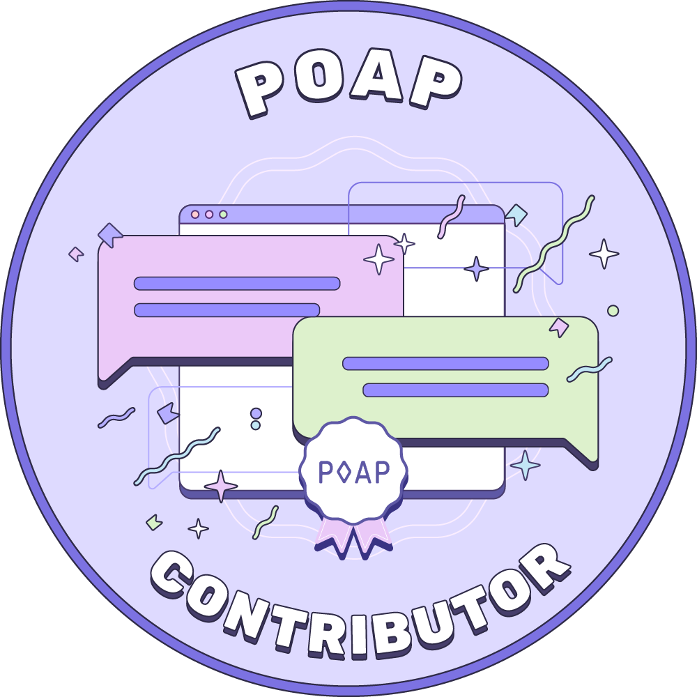 I contributed to POAP in 2023! POAP image