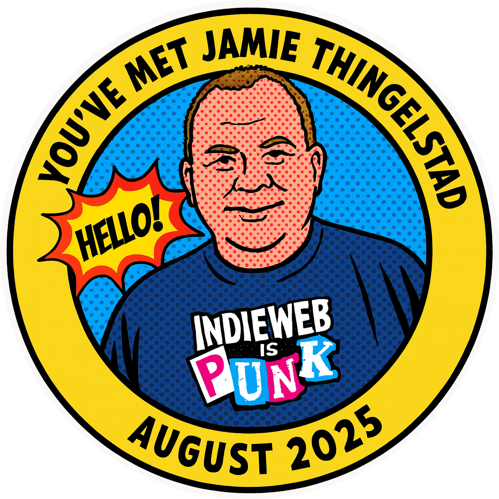 You've met Jamie Thingelstad in August 2025 POAP image