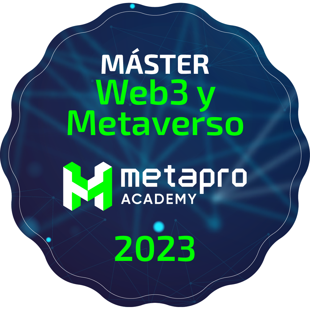 Certificado Master Web3 y Metaverso - Junio y Julio 2023 - Metapro Academy POAP image