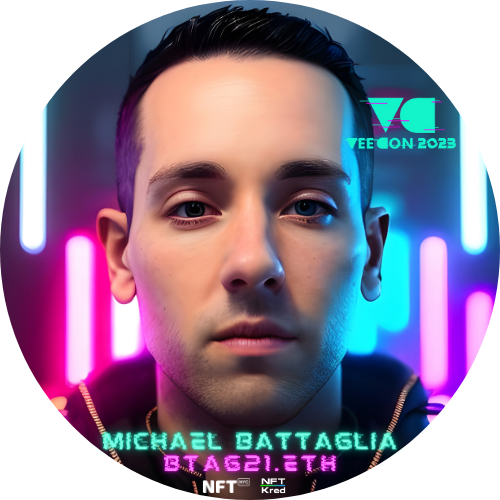 You've met Michael Battaglia at Veecon 2023 POAP image