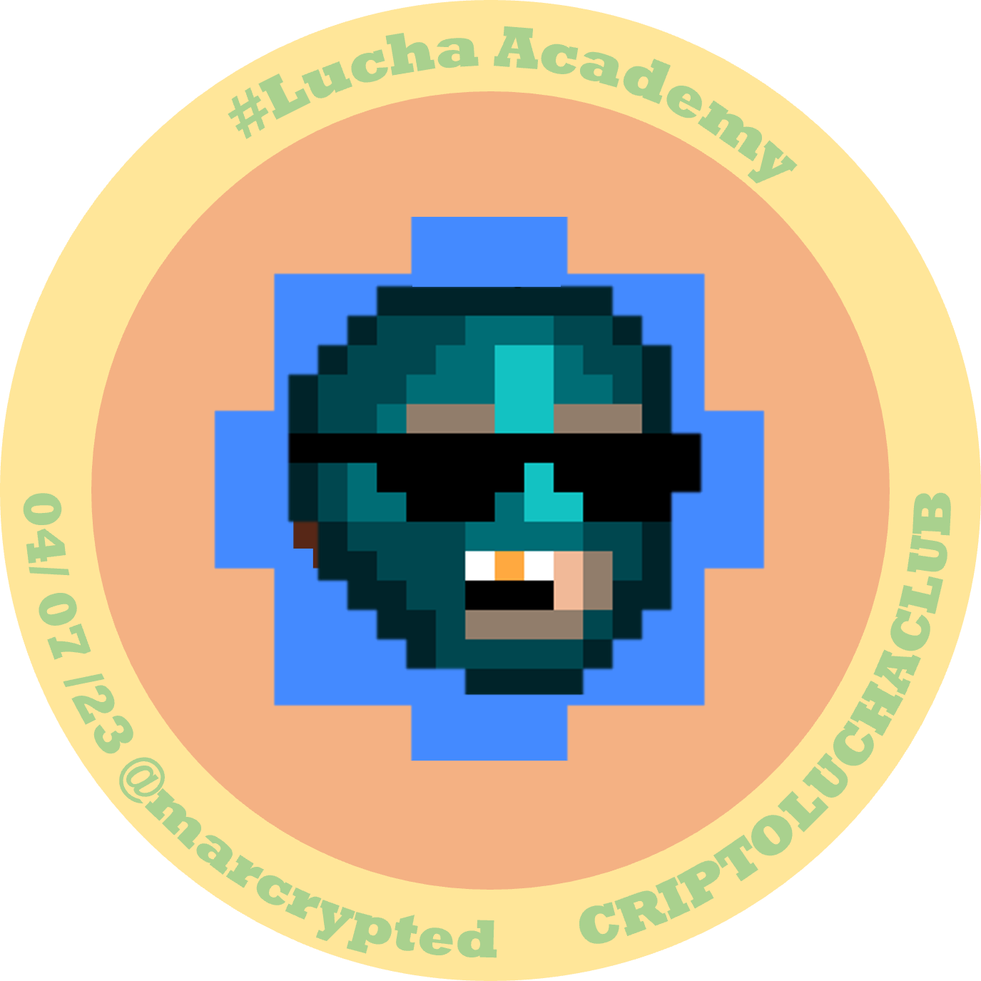 Lucha Academy #001 por @marcypted en CryptoLuchaClub POAP image