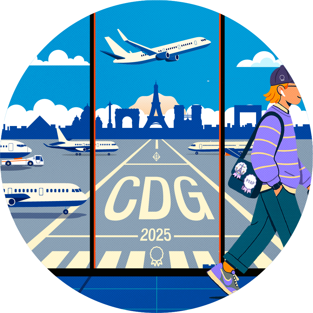 I passed through Charles de Gaulle Airport (CDG) drop image