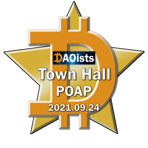 DAOists Town Hall 9.24.21 POAP image