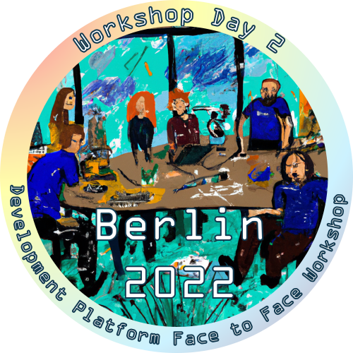 Day 2 of the Bayer Development Platform Face to Face Workshop in Berlin 2022 POAP image