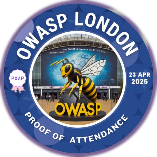 OWASP London Chapter Meetup [23 Apr 2025] POAP image