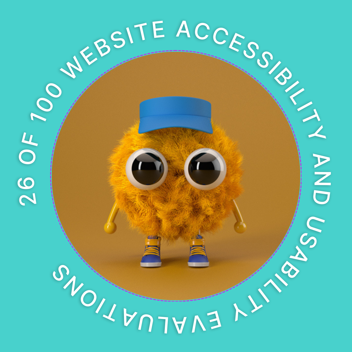 26 of 100 Website Accessibility and Usability Evaluations POAP image