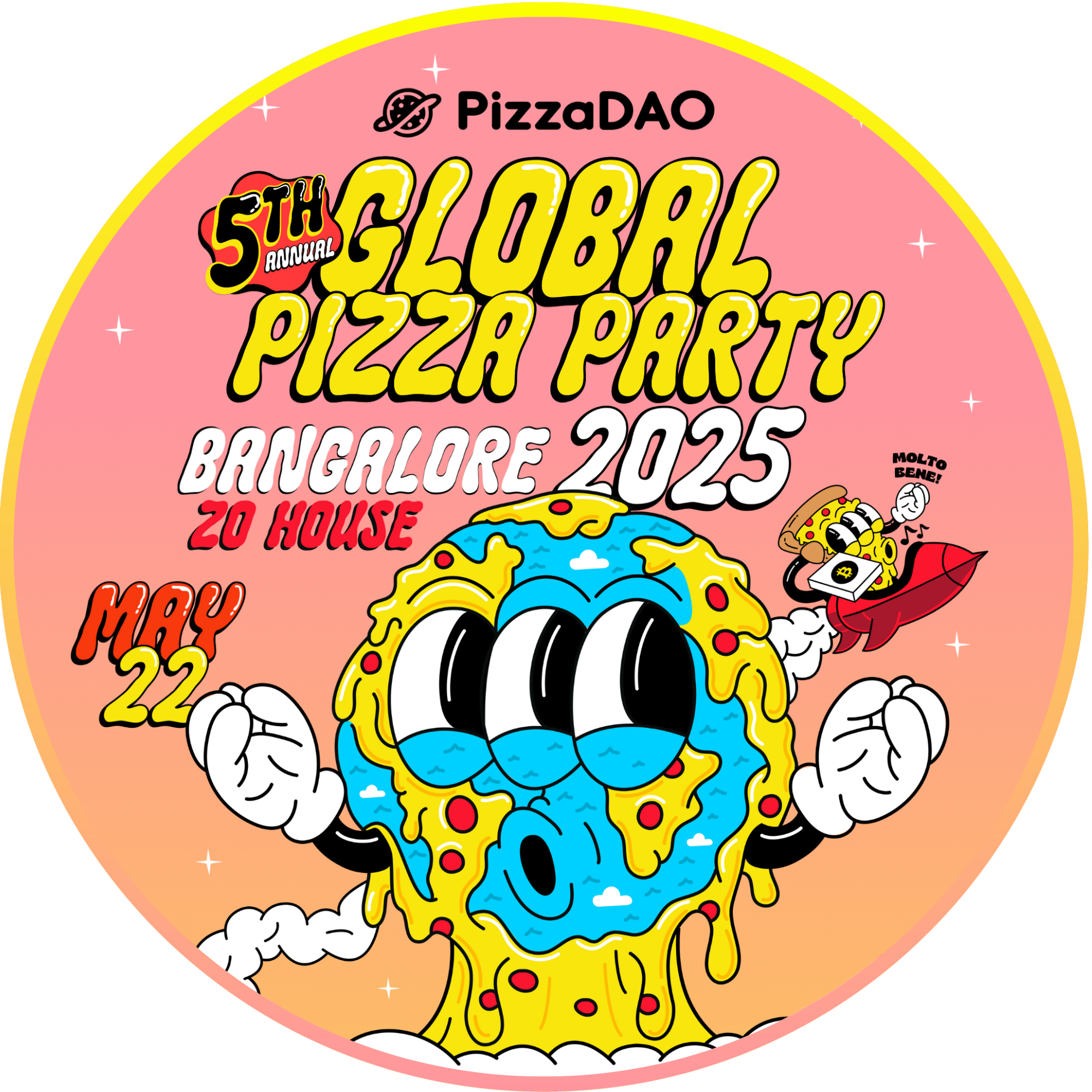 Global Pizza Party 2025 Bangalore 🍕 at Zo House