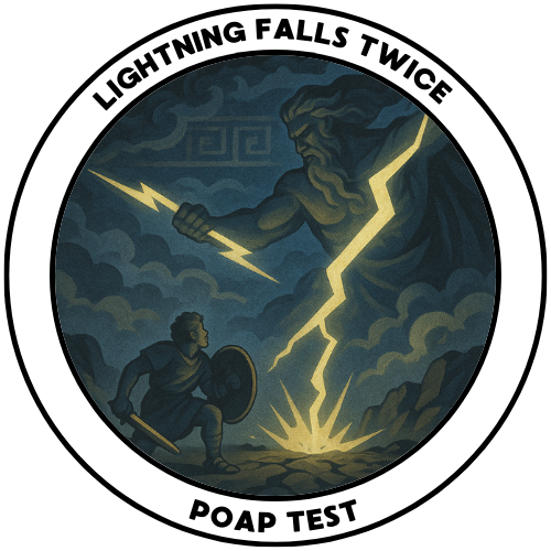 [TEST] Lightning Falls Twice POAP image