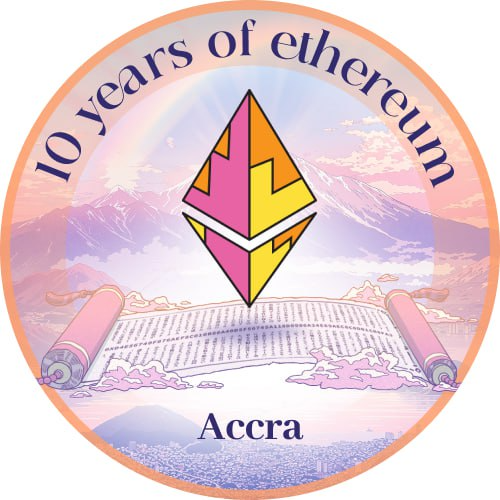 10 Years of Ethereum - Accra POAP image