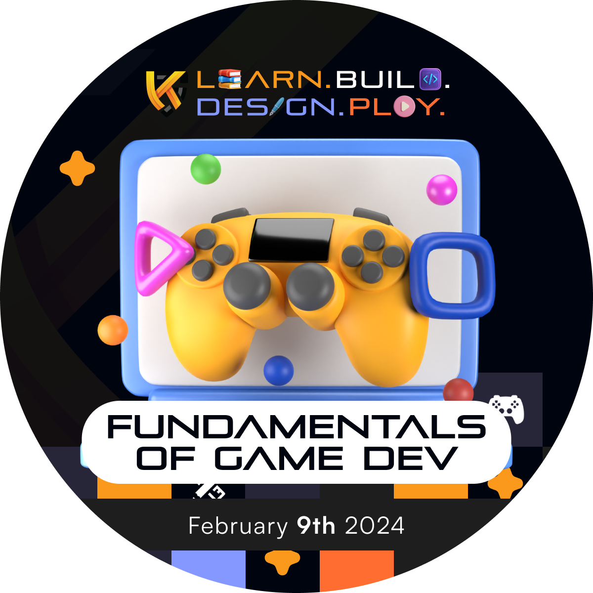 Kave Guild Mentorship - Fundamentals of Game Dev POAP image