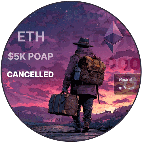 Eth to $5k POAP Canceled [THIS IS A JOKE] POAP image