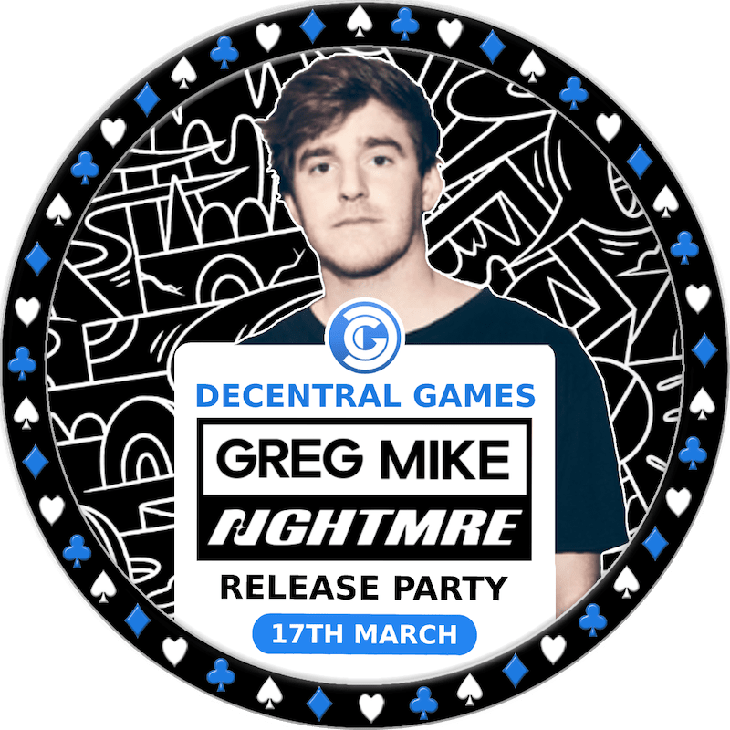 Decentral Games Nghtmre x Greg Mike NFT Nifty Gateway release party - March 17th, 2021 POAP image