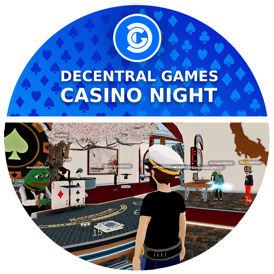 Decentral Games' Chateau Satoshi Crypto Casino Night - Jan. 5th POAP image