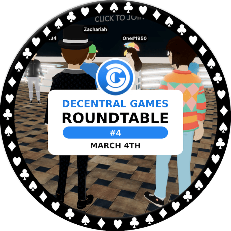 Decentral Games $DG Hodler Roundtable and DAO Discussion - March 4th, 2021 POAP image