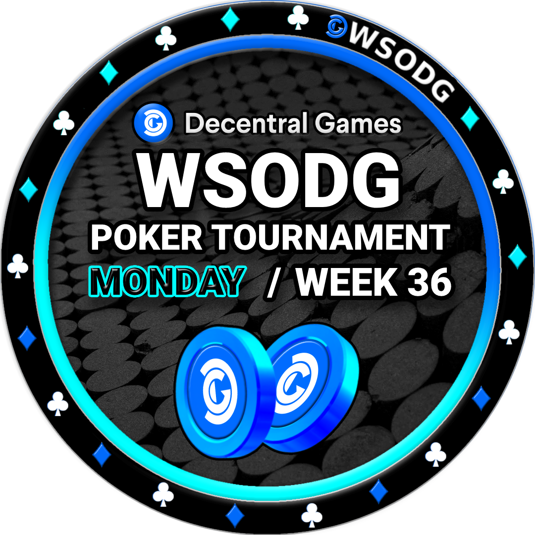 Decentral Games' WSODG W36 - Monday - September 6th POAP image