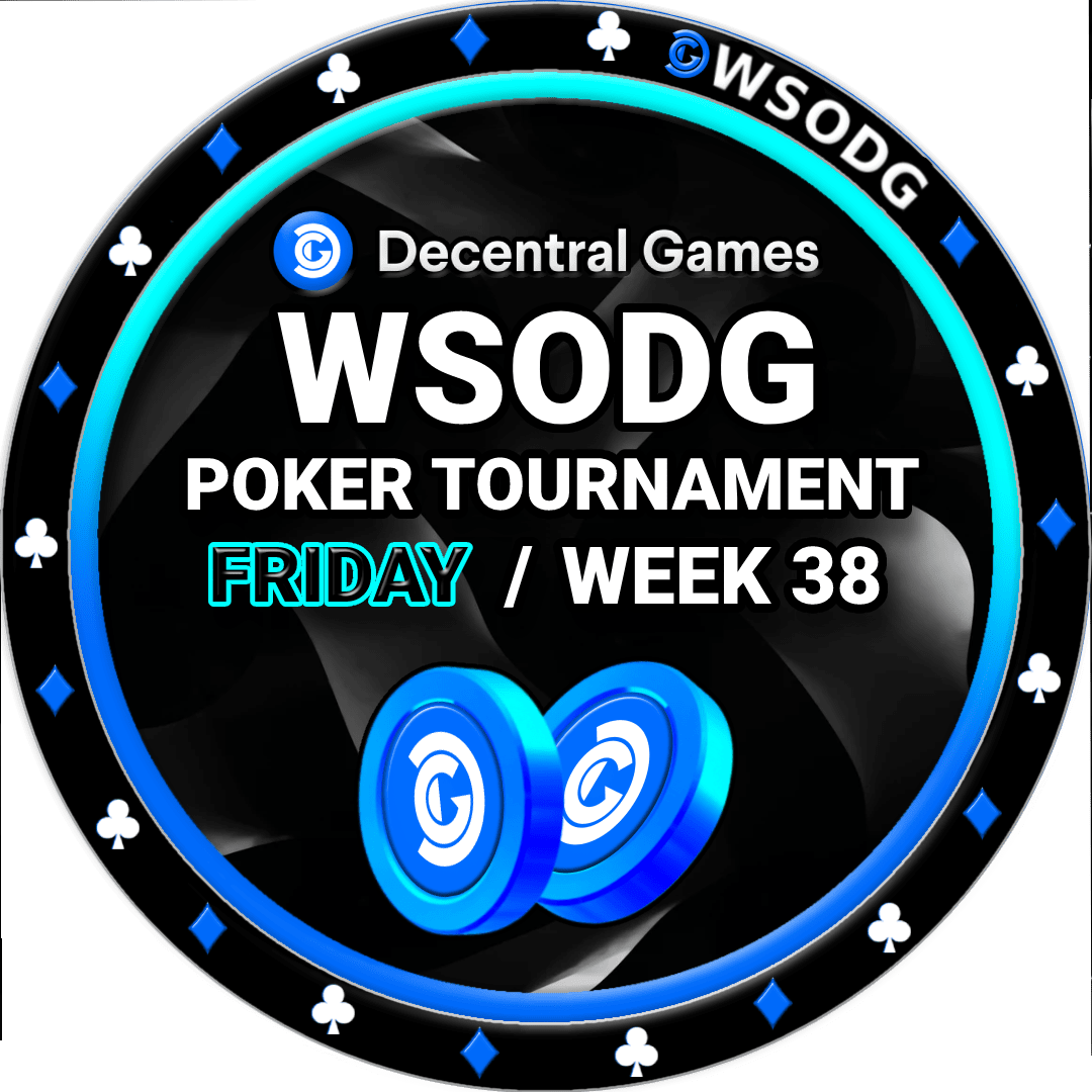 Decentral Games' WSODG W38 - Friday - September 24th POAP image