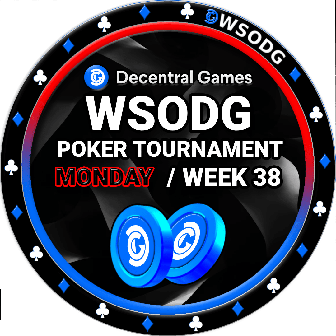 Decentral Games' WSODG W38 - Monday - September 20th POAP image