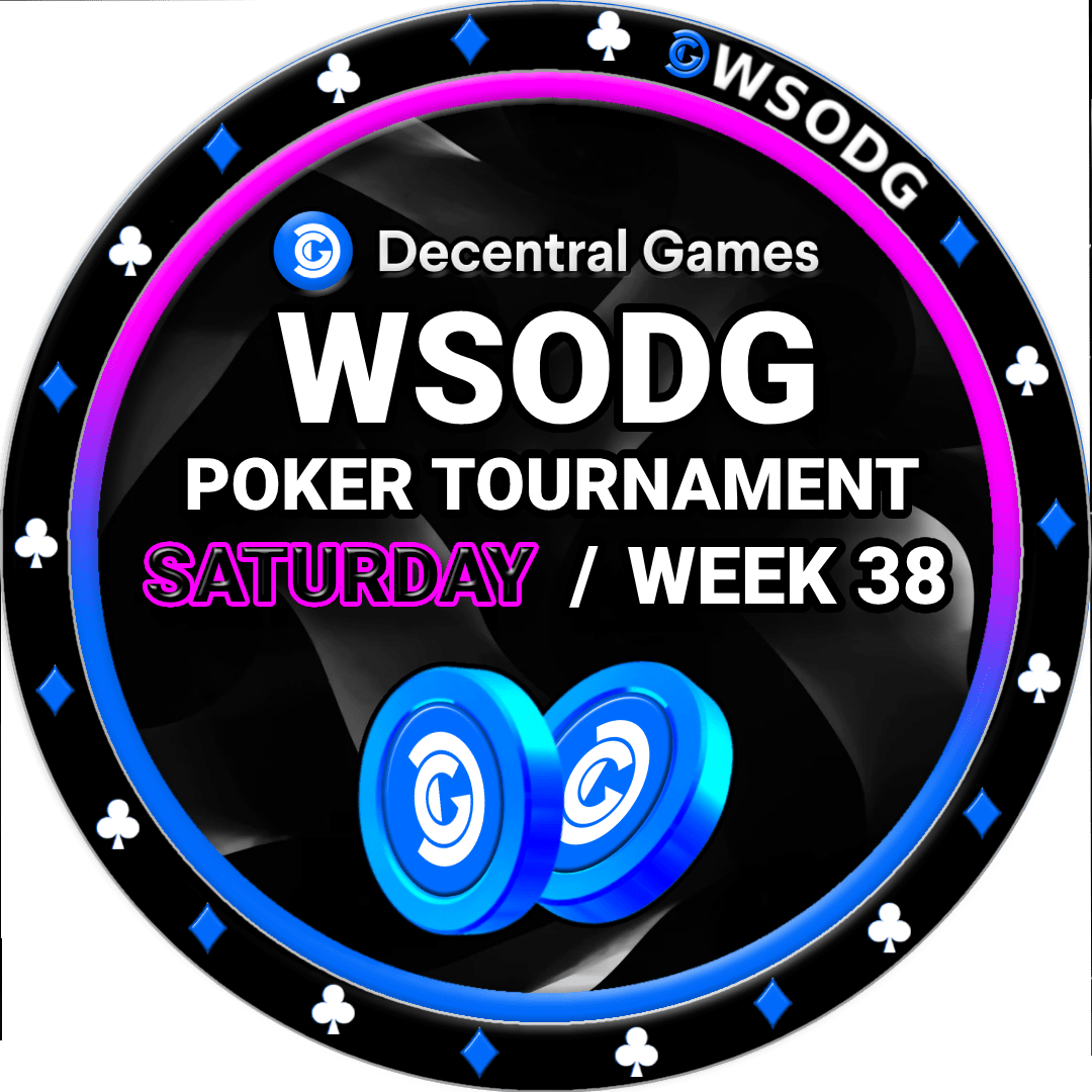 Decentral Games' WSODG W38 - Saturday - September 25th POAP image