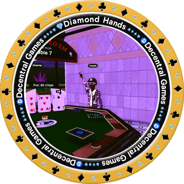 Decentral Games’ presents Diamond Hands City Poker Night w/ DJ TRAX & MC Dimo - Feb 9th POAP image