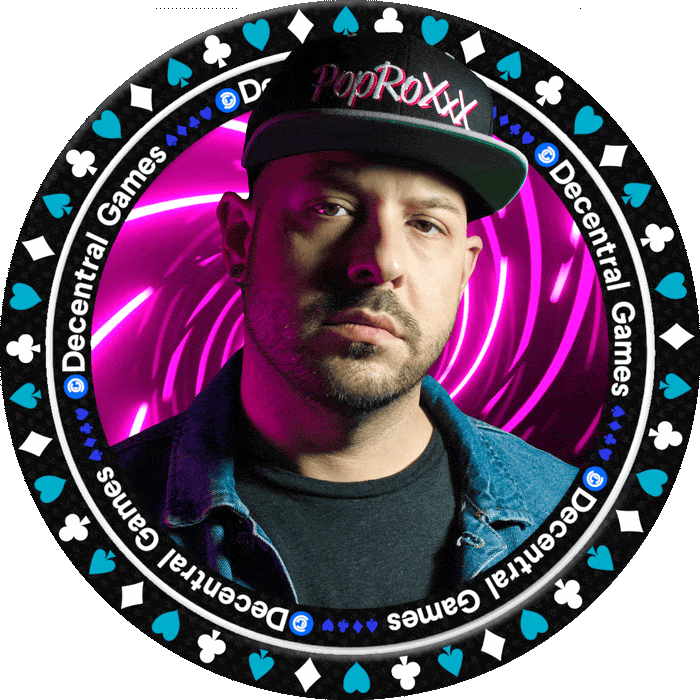 Decentral Gamesâ presents Immerse with Pop RoXxX - A Live Entertainment Experience - November 18th! POAP image