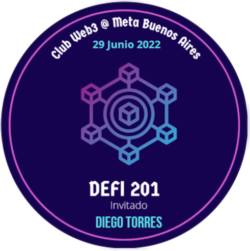 DeFi 201 - Club Web3 @ Meta Buenos Aires POAP image