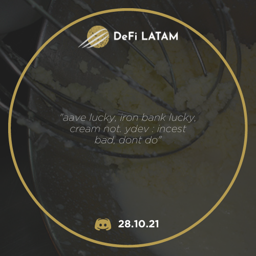 DeFi LATAM - Discord Meetup 28/10/2021 POAP image