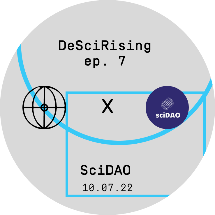 DeSci Rising ep.7 ft SciDAO POAP image