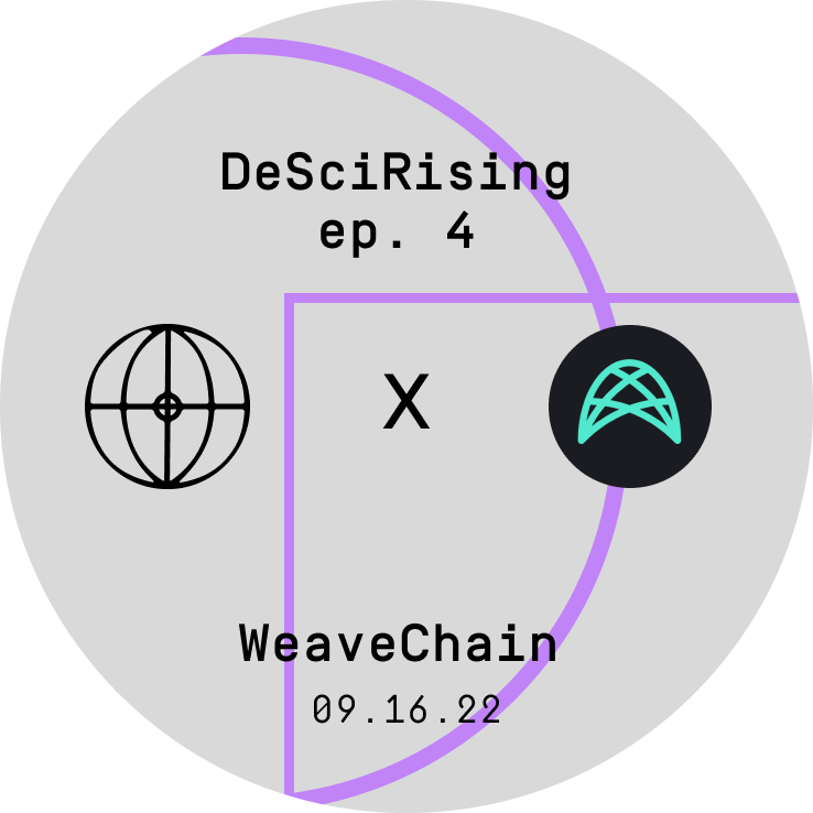 DeSciWorld DeSci Rising Ep.4 ft. Weavechain POAP image