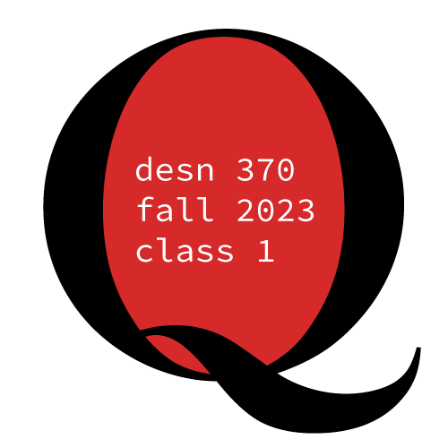 desn 370 fall 2023 class 1 POAP image
