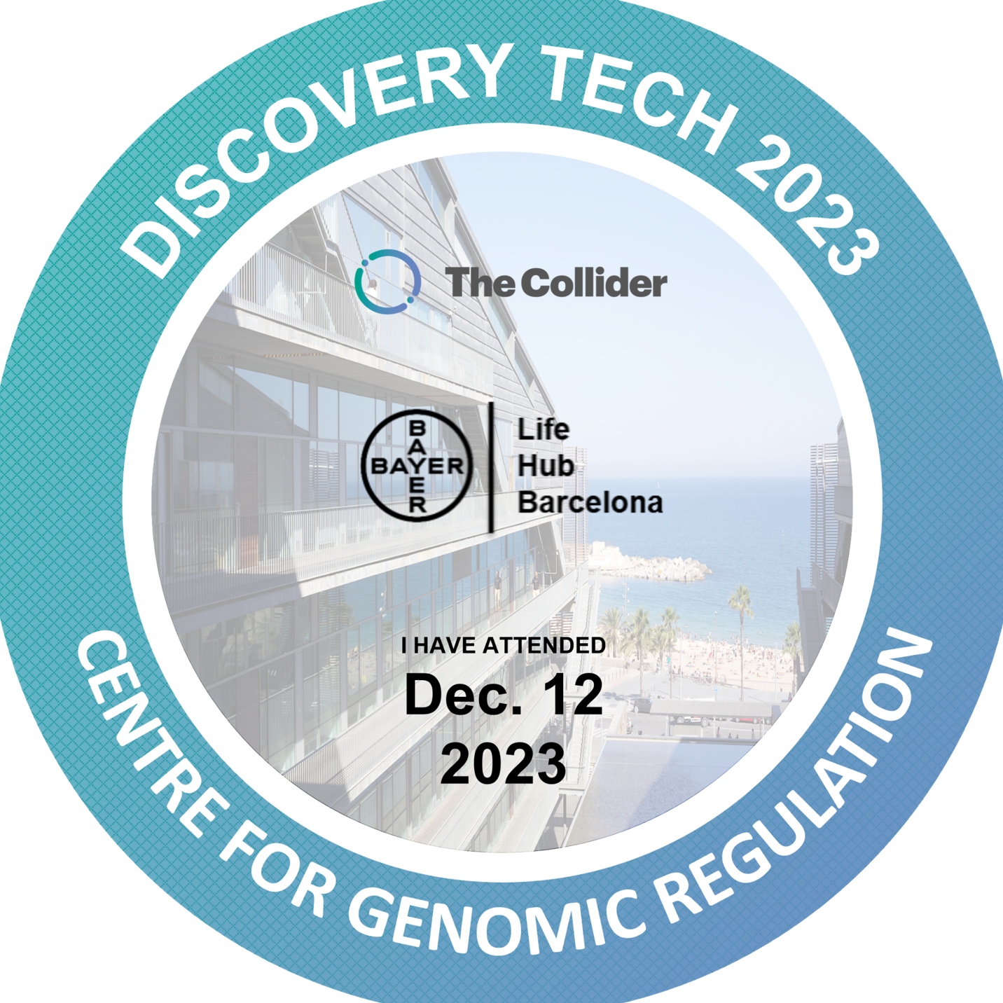 Discovery Tech 2023 - LifeHub - The Collider - CRG POAP image
