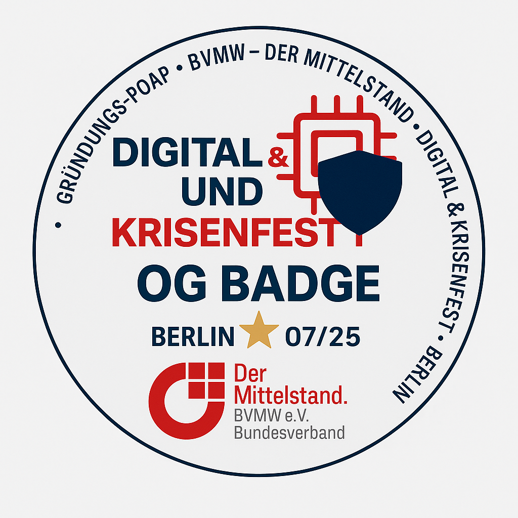Digital & Krisenfest #1 – Berlin, July 17, 2025 – OG Badge