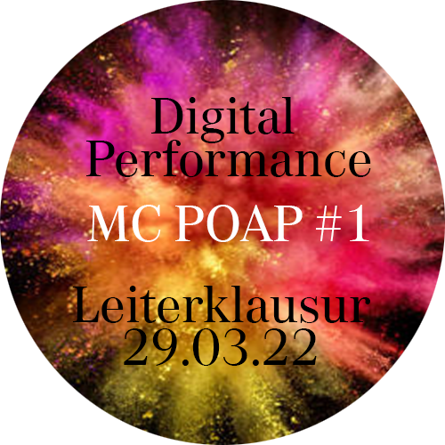 Digital Performance Leiterklausur 03/22 POAP image