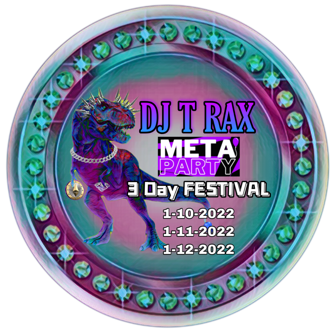 DJ RAX x MetaParty 3DAYFEST POAP POAP image