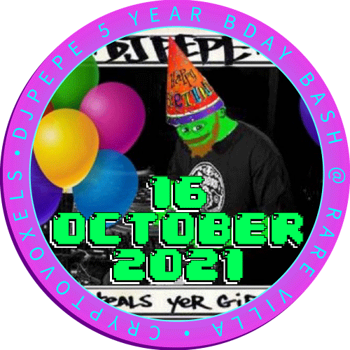 DJPEPE 5 year Birthday POAP image