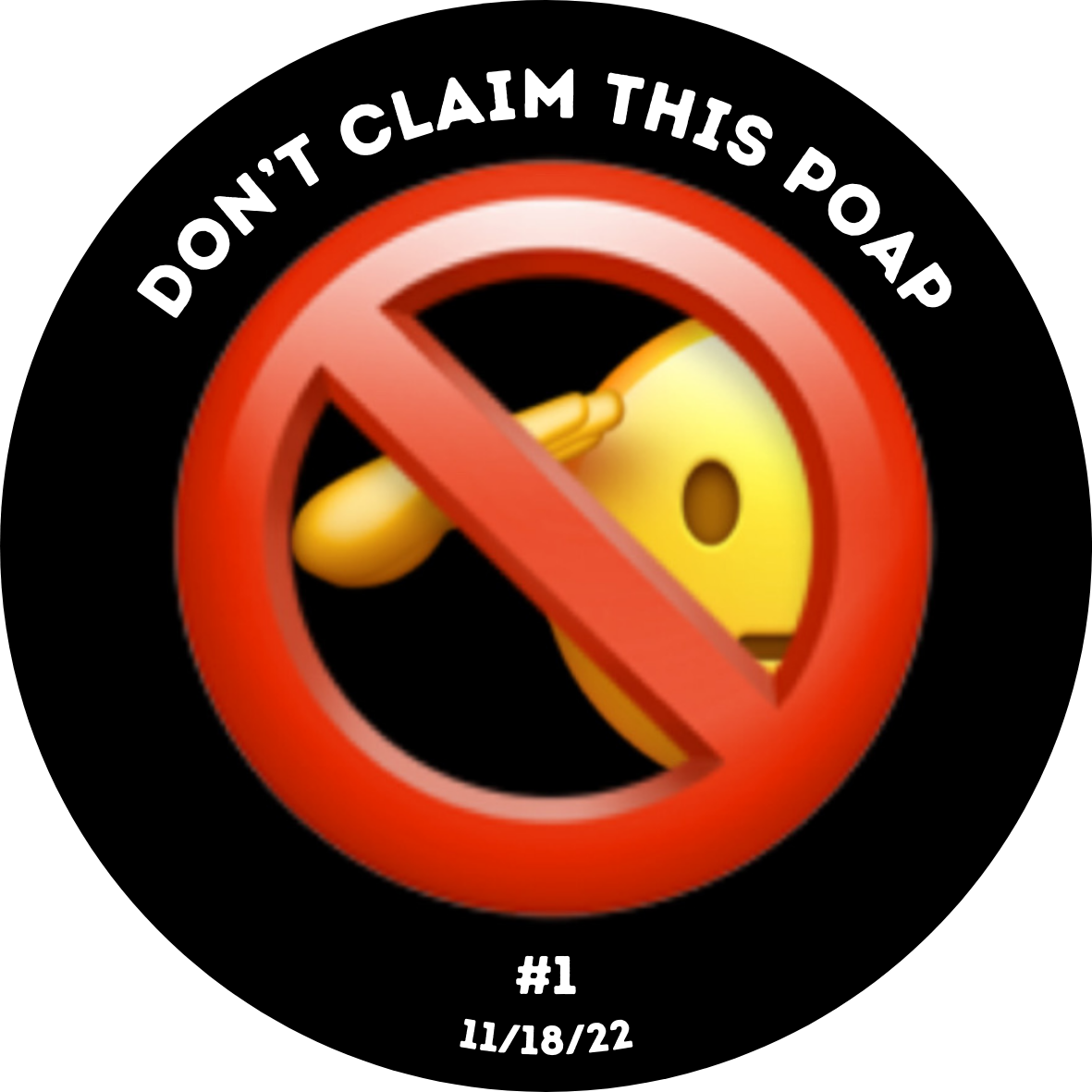 Don't Join This Space #1 POAP image